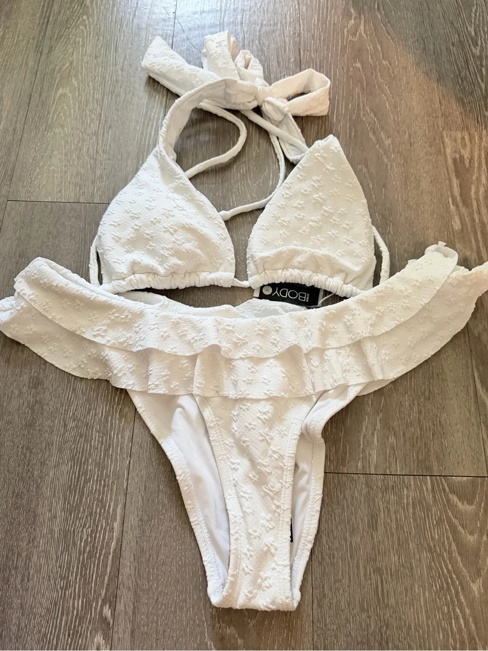 2 Piece Cotton On Body White Bikini Size Medium
